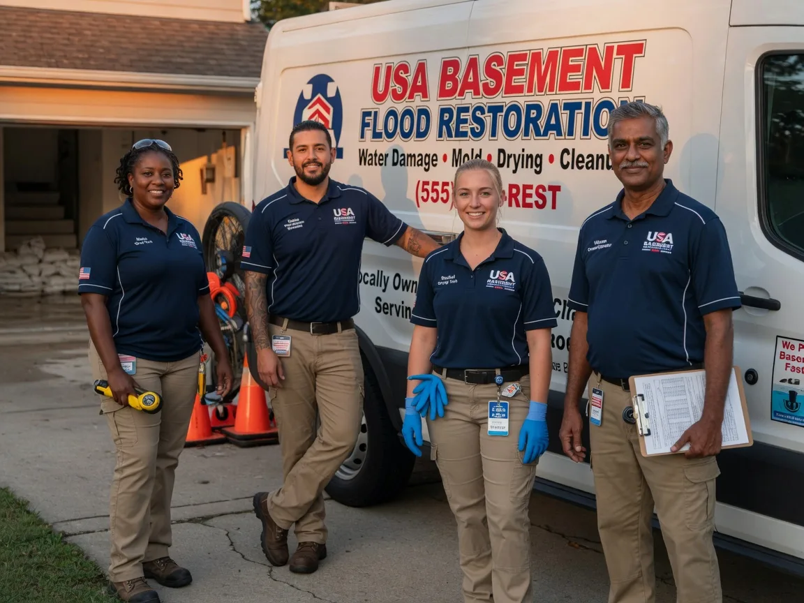 Basement Flood Cleanup company in Cordova, IL